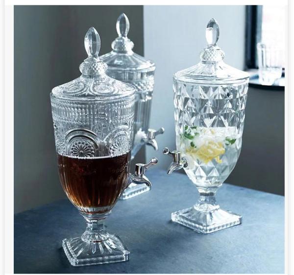 Großhandel B2B Getränkespender aus Glas Design Wasserspender
